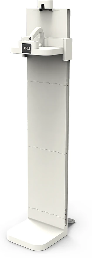 The white Zenko D100 laser height board.